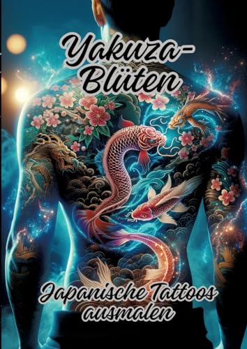 Yakuza-Blüten: Japanische Tattoos ausmalen