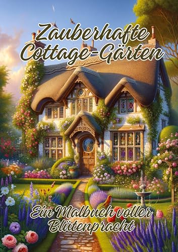 Zauberhafte Cottage-Gärten: Ein Malbuch voller Blütenpracht von tredition