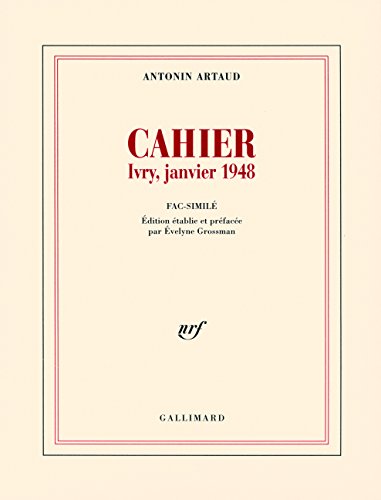 Cahier: Ivry, janvier 1948 Cahier: Ivry, janvier 1948