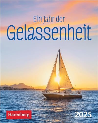 Ein Jahr der Gelassenheit Mini-Geschenkkalender 2025: Entspannt durchs Jahr mit dem kleinen täglichen Jahreskalender. Kleiner Tisch-Kalender zum ... im Alltag (Mini-Geschenkkalender Harenberg)