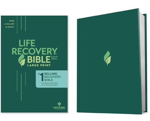 Life Recovery Bible NLT, Large Print: New Living Translation