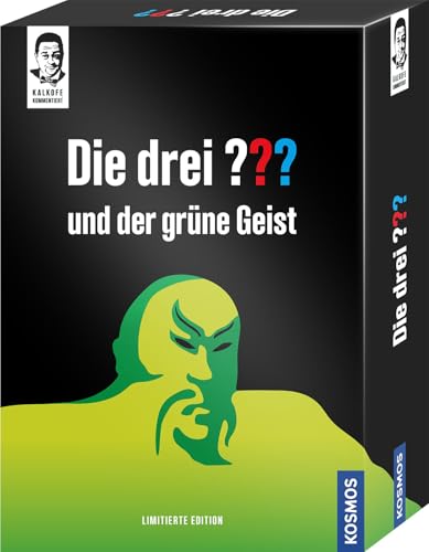 Kalkofe kommentiert. Die drei ??? und der grüne Geist: Exklusive Fan-Box. Limitierte Edition mit Buch und vielen Extras. Kalkofe kommentiert. Die drei ??? und der grüne Geist: Exklusive Fan-Box. Limitierte Edition mit Buch und vielen Extras.