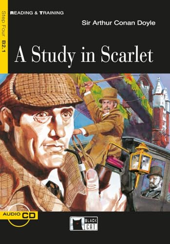 A Study in Scarlet: Englische Lektüre für das 5. und 6. Lernjahr. Lektüre mit Audio-CD (Black Cat Reading & training) von Klett