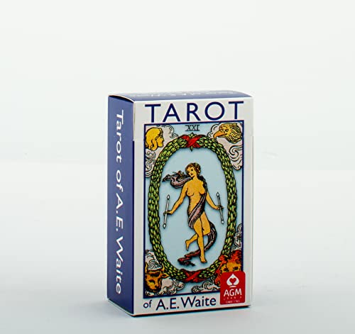 Tarot of A.E. Waite Mini Blue Edition English von Königsfurt-Urania