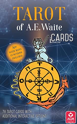 Tarot of A.E. Waite iCards: 78 tarot cards with interactive additional options (free app). Texts by Hajo Banzhaf and Noemi Christoph tarot icards