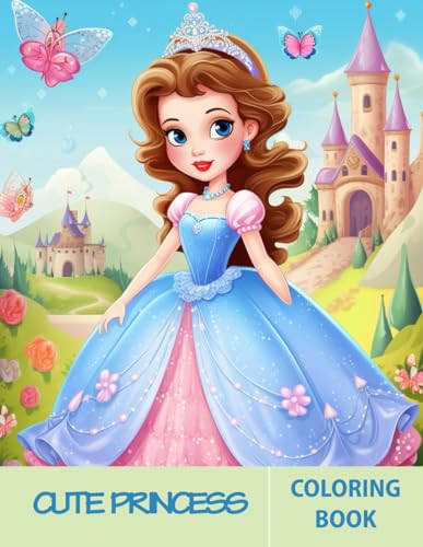 Cute Princess Coloring book: For Children from 4 - 12 years old, 100 pages von Independently published