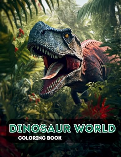 Dinosaur World: Embark on a Colorful Jurassic Journey for Kids to Color von Independent Publisher