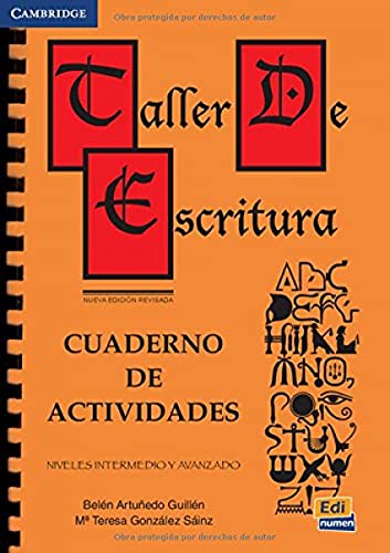 Taller de escritura cuaderno actividades: Cuaderno de actividades/ Workbook (Talller de Escritura) von Cambridge-Edinumen