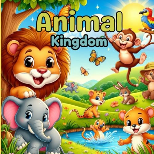 Animal Coloring Book: Animal Kingdom: Animal Coloring Book for Kids: Cute and Simple Designs for Relaxation, Stress Relief, and Fun Facts! (Animal Adventures: Colors and Facts) von Independently published