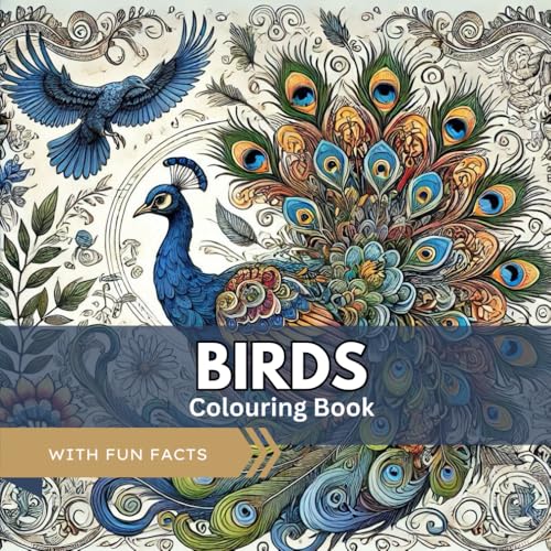 Majestic Birds: A Mindful Coloring Adventure: Relax and Unwind with Beautiful Birds of All Kinds | A Creative Escape into the World of Birds and ... Experience (Animal Facts and Colors) von Independently published