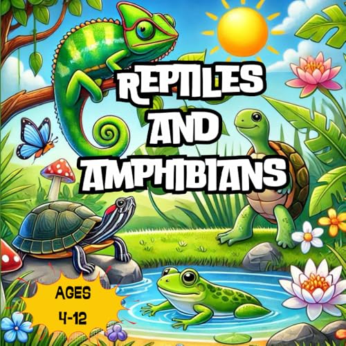 Reptiles and Amphibians: Trivia Coloring Book for Kids: Animals Coloring Book for Kids, Fun and Cute Coloring Book with Trivia Facts, Educational ... Kids (Animal Adventures: Colors and Facts) von Independently published