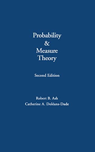 Probability and Measure Theory von Academic Press