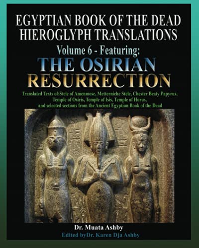 Egyptian Book of the Dead Hieroglyph Translations Volume 6 Featuring The Osirian Resurrection Egyptian Book of the Dead Hieroglyph Translations Volume 6 Featuring The Osirian Resurrection