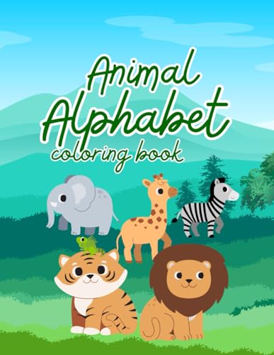 Animal Alphabet coloring book von Independently published