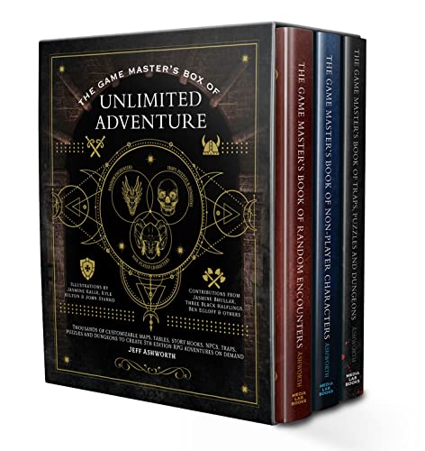 The Game Master's Box of Unlimited Adventure: Thousands of Customizable Maps, Tables, Story Hooks, NPCs, Traps, Puzzles and Dungeon Chambers to Create 5th Edition RPG Adventures on Demand