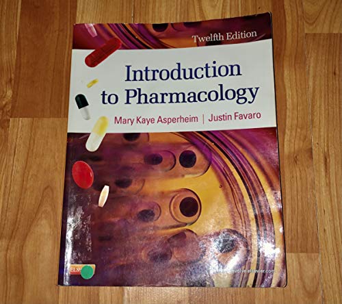 Introduction to Pharmacology von Saunders