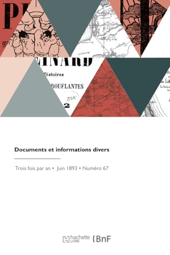 Documents et informations divers von Hachette Livre BNF