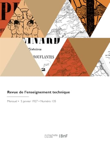 Revue de l'enseignement technique von Hachette Livre BNF