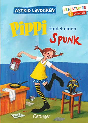 Pippi findet einen Spunk: Lesestarter. 2. Lesestufe. Astrid Lindgren Kinderbuch-Klassiker für Leseanfänger. Oetinger Erstlesebuch ab 7 Jahren (Pippi Langstrumpf)