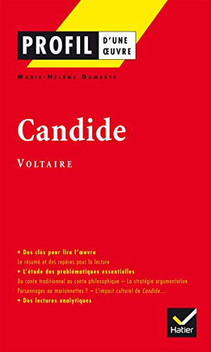 Profil D'Une Oeuvre: No. 262 Voltaire, Candide ou l'optimisme