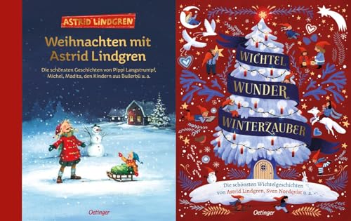 Weihnachten mit Astrid Lindgren + Wichtel, Wunder, Winterzauber + 1 exklusives Postkartenset