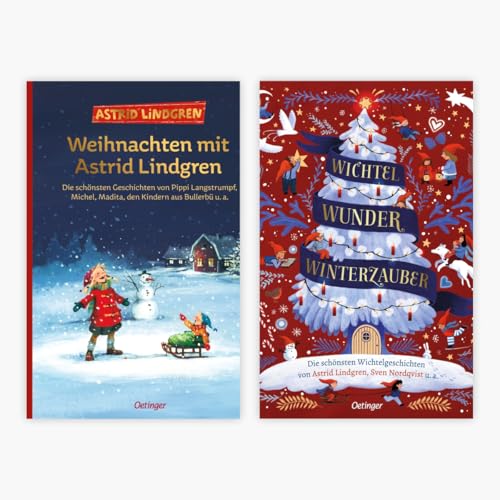 Weihnachten mit Astrid Lindgren + Wichtel, Wunder, Winterzauber + 1 exklusives Postkartenset