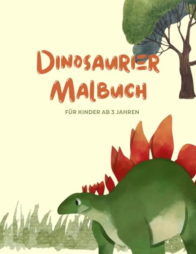Mega Dino-Malspaß – Das große Dinosaurier-Malbuch: Über 70 Motive zum Ausmalen für kleine Dino-Fans von Independently published