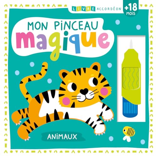 LIVRE ACCORDEON - MON PINCEAU MAGIQUE - ANIMAUX von 1 2 3 SOLEIL