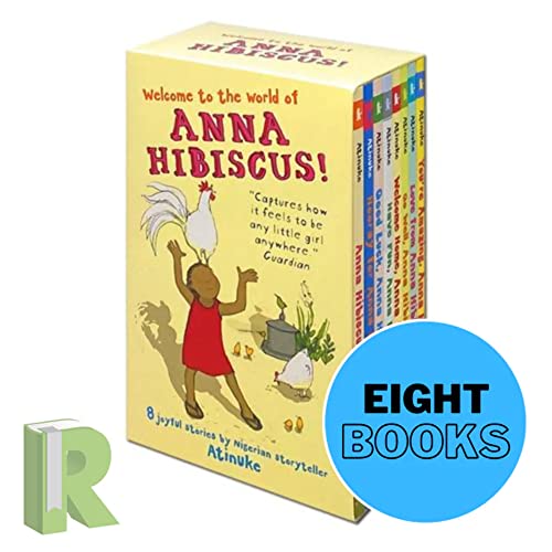 World of Anna Hibiscus 8 Books Collection Box Set by Atinuke (Anna Hibiscus, Hooray, Good Luck, Have Fun, Welcome Home, Go Well, Love From & You're Amazing) - Atinuke