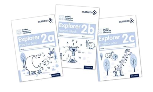 Numicon: Number, Pattern and Calculating 2 Explorer Progress Books ABC (Mixed pack)