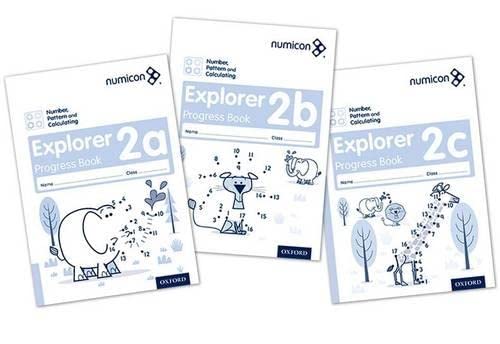Numicon: Number, Pattern and Calculating 2 Explorer Progress Books ABC (Mixed pack) von Oxford University Press