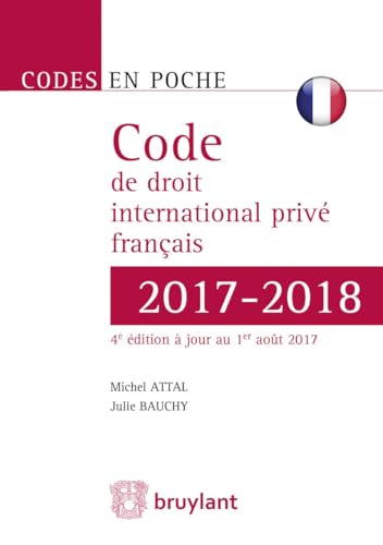 Code de droit international privé français 2017-2018