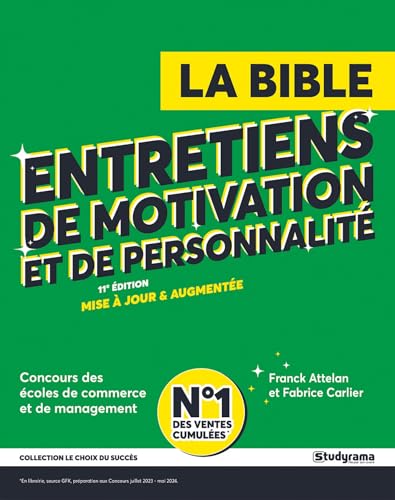 La Bible des entretiens de motivation et de personnalité: Ecoles de management et de commerce La Bible des entretiens de motivation et de personnalité: Ecoles de management et de commerce von STUDYRAMA