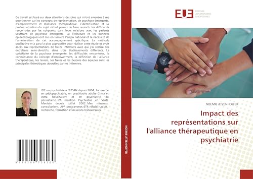 Impact des représentations sur l'alliance thérapeutique en psychiatrie von Éditions universitaires européennes
