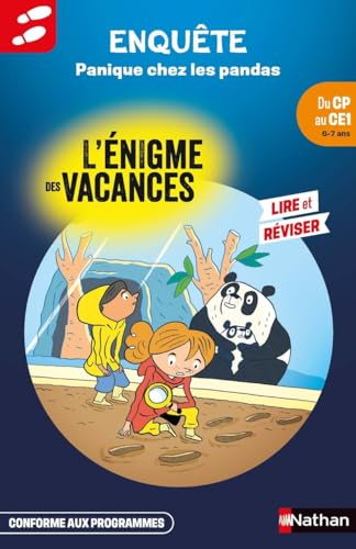 Enigmes des Vacances CP-CE1 Panique chez les pandas: Du CP au CE1 von NATHAN