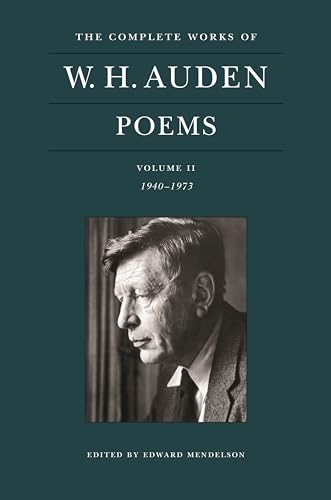 Poems: 1940-1973 (2) (The Complete Works of W. H. Auden, Band 2) von Princeton University Press
