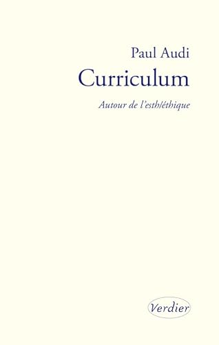 Curriculum: Autour de l'esth/éthique von VERDIER