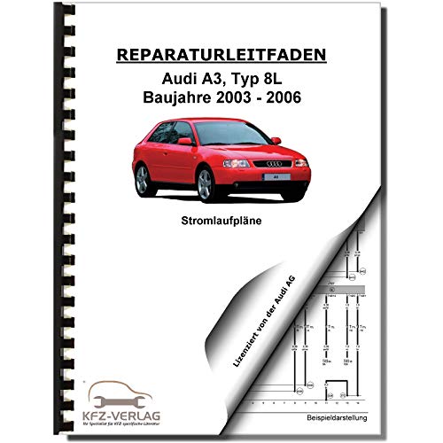 Audi A3 Typ 8L 2003-2006 Schaltplan Stromlaufplan Verkabelung Elektrik Pläne