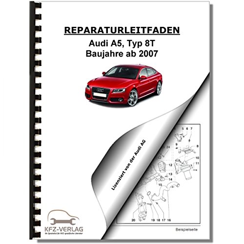 Audi A5, Typ 8T (07>) 6-Zyl. 2,7/3,0l Dieselmotor TDI 163-240 PS Rep.-Anleitung