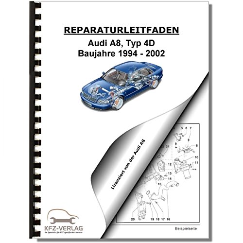 Audi A8, Typ 4D (94-02) 5 Gang Automatikgetriebe 01L AWD 4WD Reparaturanleitung
