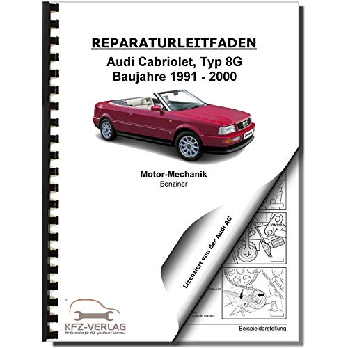 Audi Cabriolet 1991-2000 Benzinmotor 139-174 PS Mechanik Reparaturanleitung