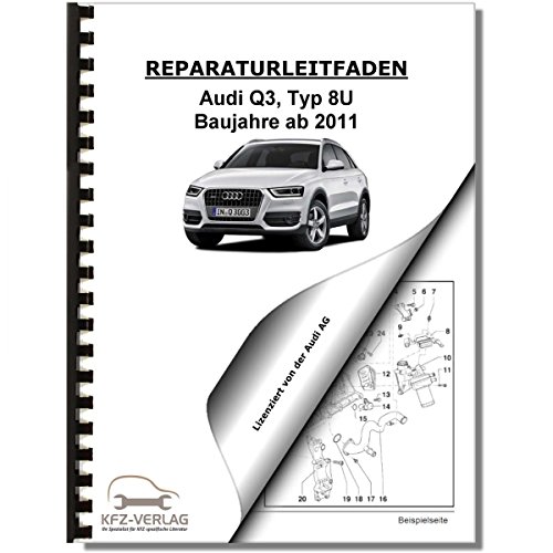 Audi Q3, Typ 8U (11>) 4-Zyl. 2,0l Dieselmotor TDI 136-177 PS Reparaturanleitung