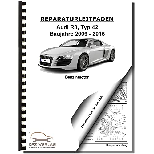 Audi R8 42 (06-15) 8-Zyl. 4,2l Benzinmotor TFSI 420-430 PS Reparaturanleitung