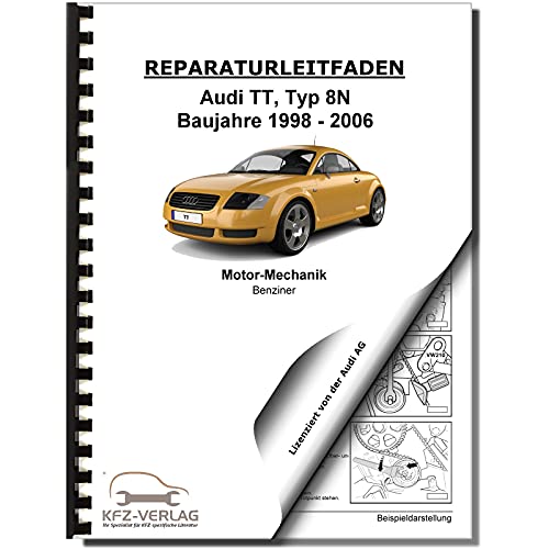 Audi TT Typ 8N (98-06) 4 Zylinder 1,8l Benzinmotor 225-245 PS Reparaturanleitung