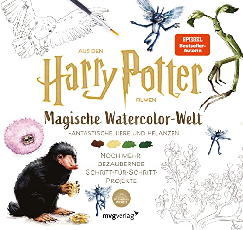 Magische Watercolor-Welt – Fantastische Tiere und Pflanzen: Noch mehr bezaubernde Schritt-für-Schritt-Projekte von mvg Verlag