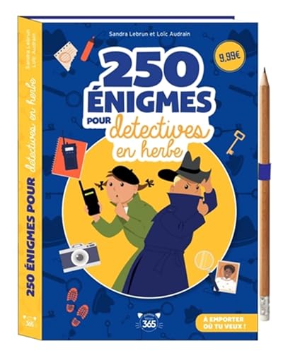 250 énigmes pour détectives en herbe - crayon offert 250 énigmes pour détectives en herbe - crayon offert von 365 PARIS