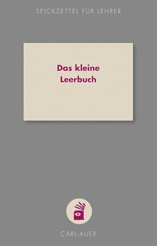 Das kleine Leerbuch: Notizbuch (Spickzettel) von Auer-System-Verlag, Carl