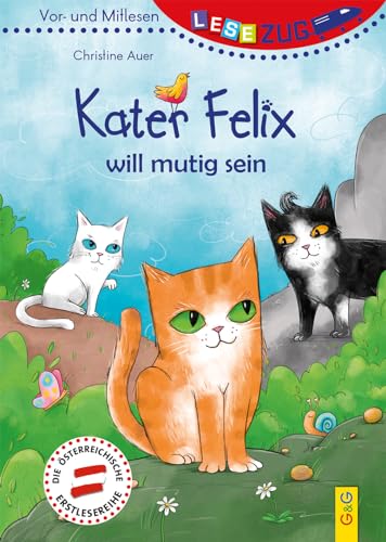 LESEZUG/Vor- und Mitlesen: Kater Felix will mutig sein * * * Das Original: Die beliebteste Reihe für erstes Lesen – Mit Bildern, die Satzteile ersetzen – Lesen lernen für Kinder ab 5 Jahren