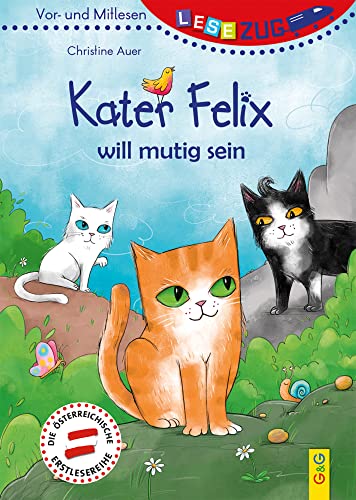 LESEZUG/Vor- und Mitlesen: Kater Felix will mutig sein * * * Das Original: Die beliebteste Reihe für erstes Lesen – Mit Bildern, die Satzteile ersetzen – Lesen lernen für Kinder ab 5 Jahren