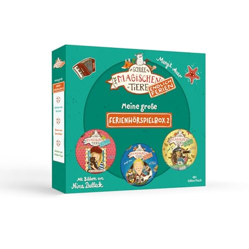Die Schule der magischen Tiere - Endlich Ferien - Hörspiele: Meine große Ferienhörspielbox 2: »Helene und Karajan«, »Benni und Henrietta«, »Hatice und Mette-Maja«: 3 CDs Die Schule der magischen Tiere - Endlich Ferien - Hörspiele: Meine große Ferienhörspielbox 2: »Helene und Karajan«, »Benni und Henrietta«, »Hatice und Mette-Maja«: 3 CDs